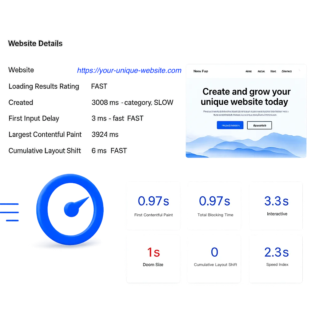 Manage WordPress installation and monitor website speed